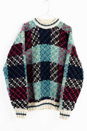 Vintage Pullover -L- Handmade